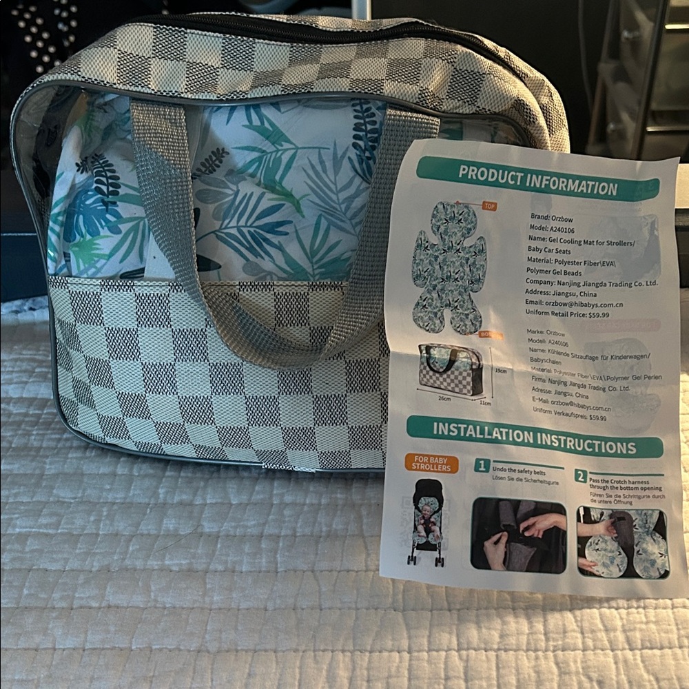 Car seat cooling pad